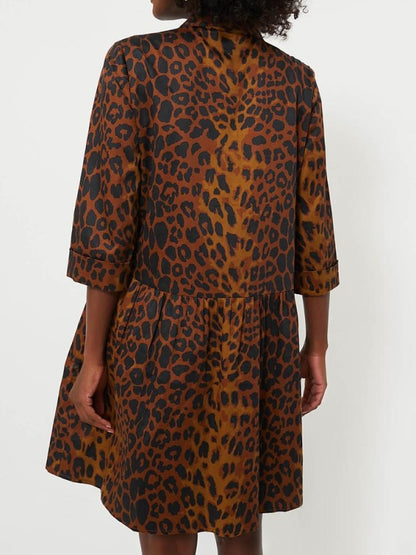 Leopard Royal Shirt Dress