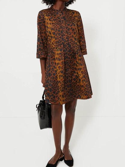 Leopard Royal Shirt Dress